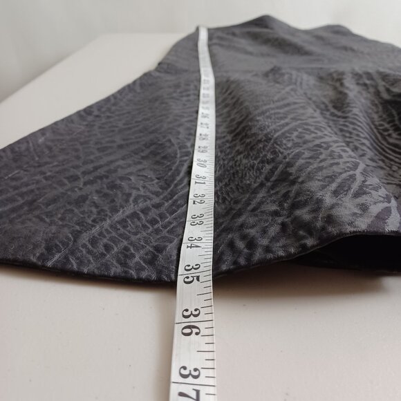Marquis Vintage Leather Animal Pattern Maxi Skirt - Picture 15 of 16